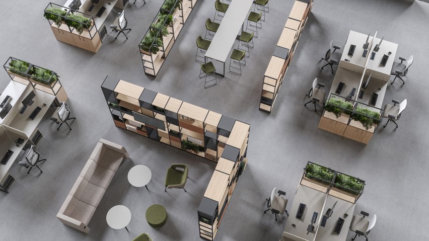 Combus shelving system by Narbutas