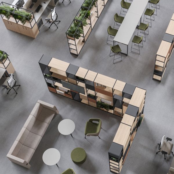 Combus shelving system by Narbutas