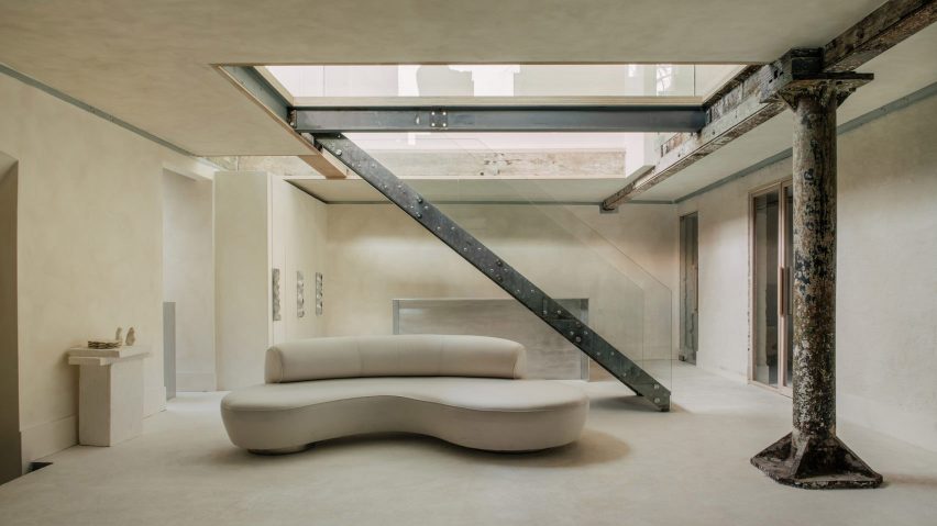 Completedworks studio designed by Hollie Bowden features minimalist interior