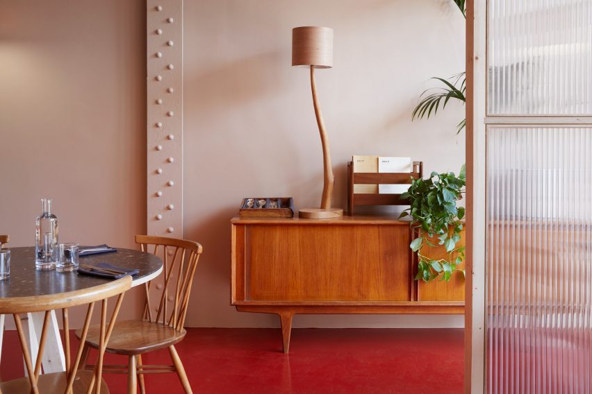 Furniture in Edit restaurant