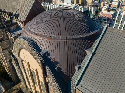 Close up of dome