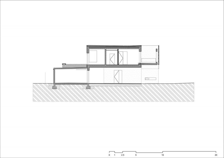 Section of Family house in the Czech Republic by RO_AR