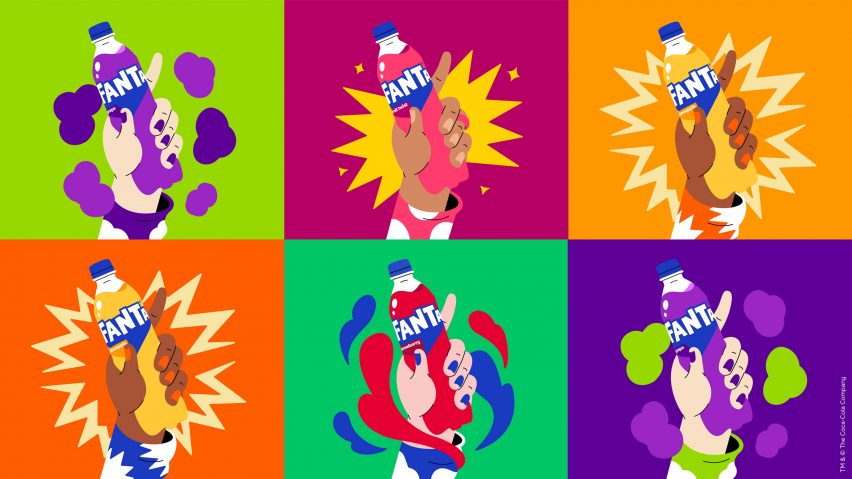 Fanta rebrand by Coca-Cola design team and Jones Knowles Ritchie