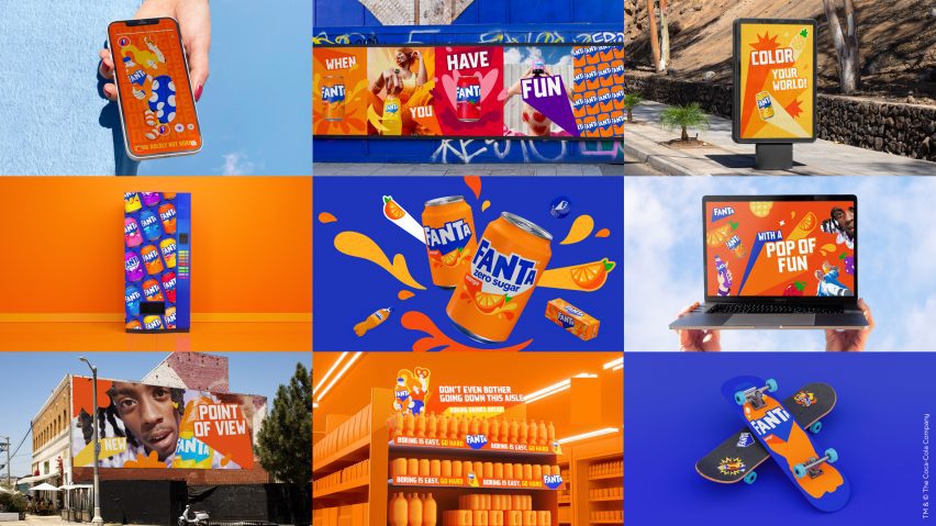 Fanta rebrand by Coca-Cola design team and Jones Knowles Ritchie
