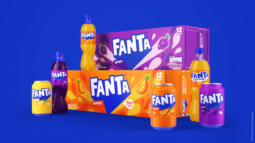 Fanta rebrand by Coca-Cola design team and Jones Knowles Ritchie