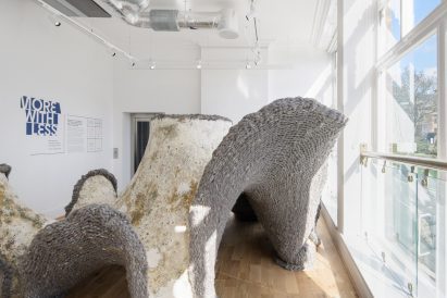 HBBE installation at More with Less exhibition at the Farrell Centre