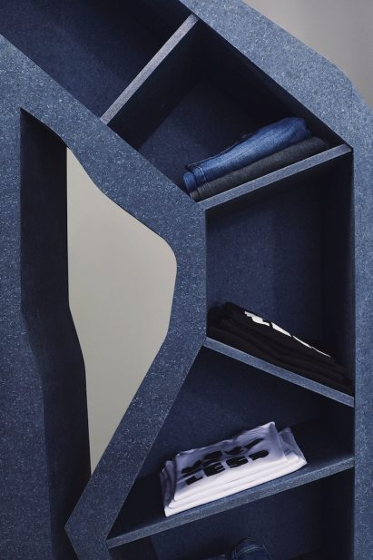 Photo of the interior of the cabinet