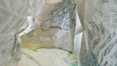 Vieni a Vedere installation by Bottega Veneta and Gaetano Pesce at Milan design week