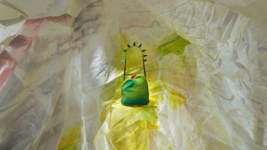 My dear mountains bag by Bottega Veneta and Gaetano Pesce