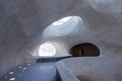 View of bridge and skylights
