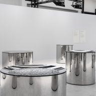 Shaped by Water installation by Google and Lachlan Turczan at Milan Design Week