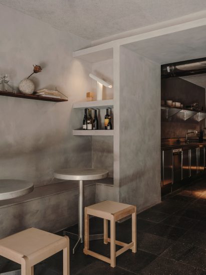 Interior of Gota bar in Madrid designed by Plantea Estudio