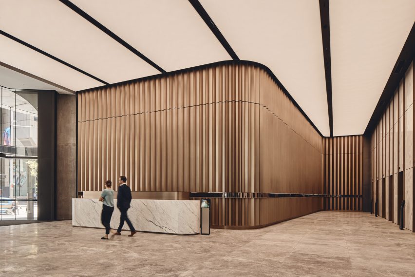 Poly Centre office skyscraper in downtown Sydney by Grimshaw