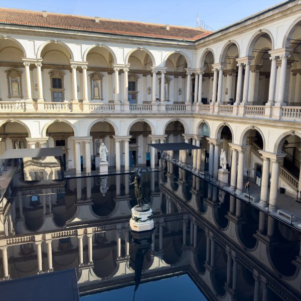 Grohe’s Milan design week installation creates reflections in historic courtyard