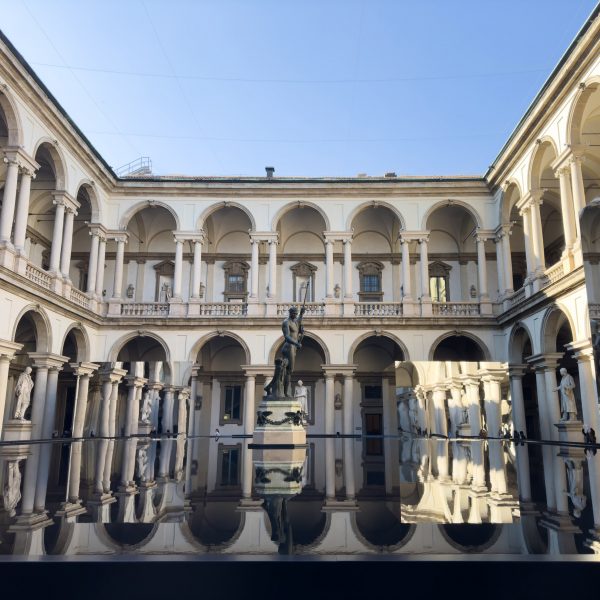 Grohe Spa's water installation in the Pinacoteca di Brera art museum
