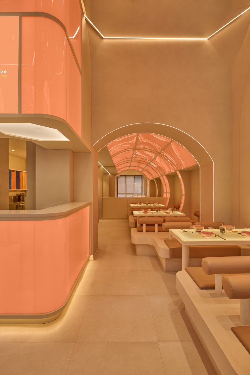 ICHI Station restaurant in Milan by Masquespacio