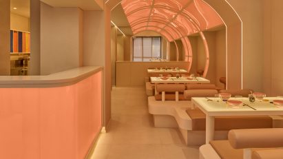ICHI Station restaurant in Milan by Masquespacio