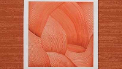 Ronan Bouroullec drawing and Kvadrat fabric