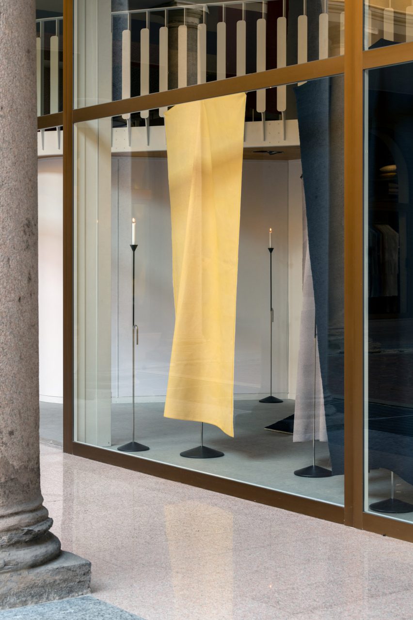 Paravent by Ronan Bouroullec at Kvadrat showroom in Milan