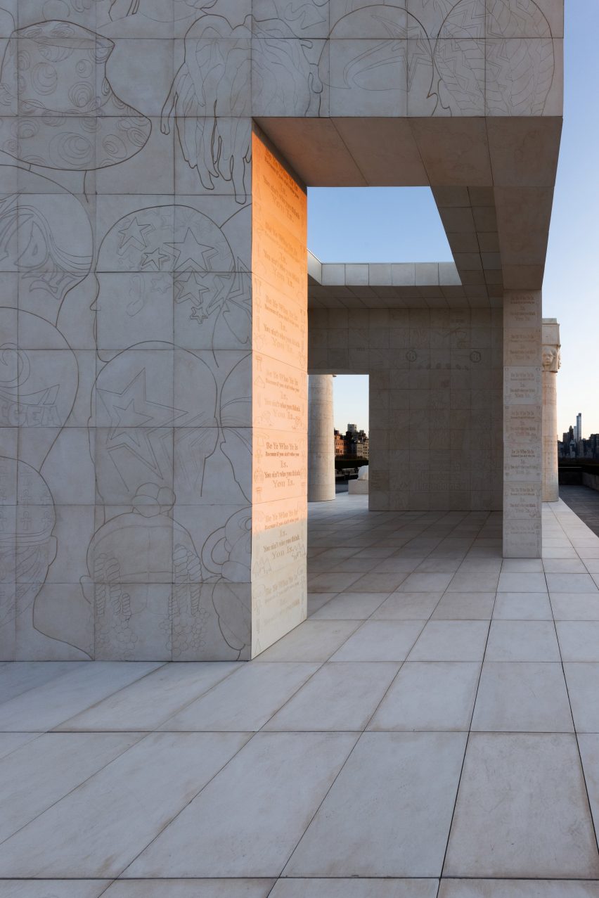 Lauren Halsey eastside of south central los angeles hieroglyph prototype architecture (I)