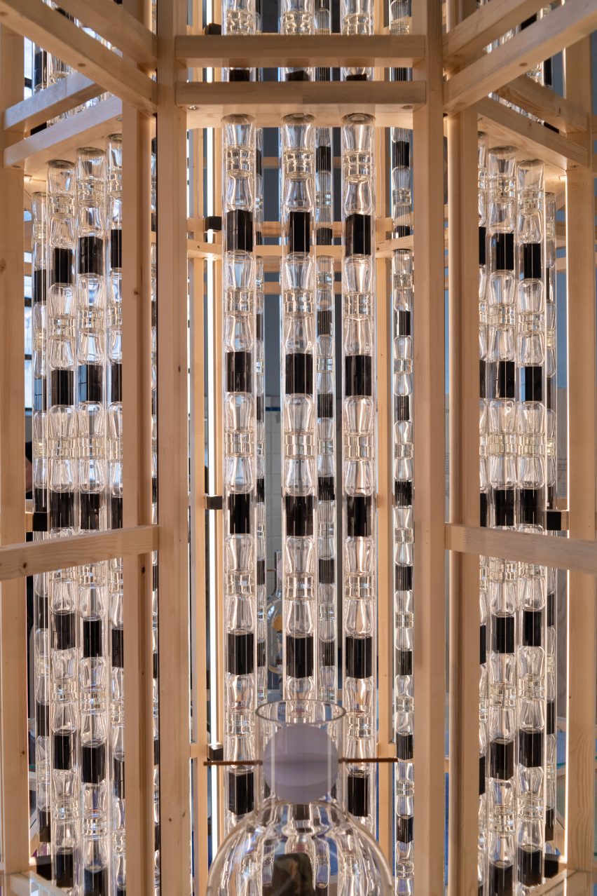 Expériences Immobiles installation by DWA Design Studio for Les Eaux Primordiales at Milan design week