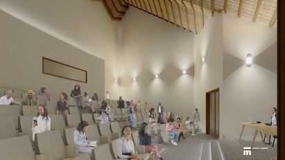 Interior of Liberia presidential library