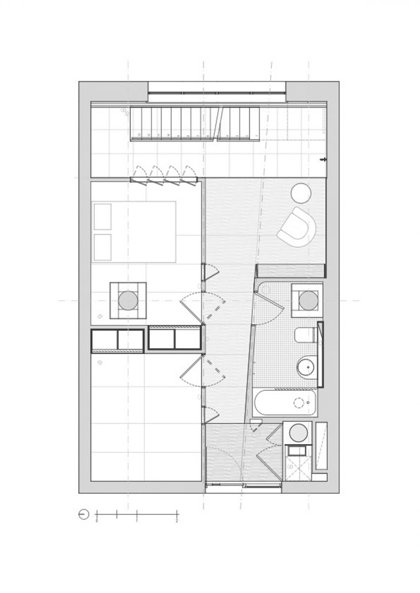 Lower level floor plan