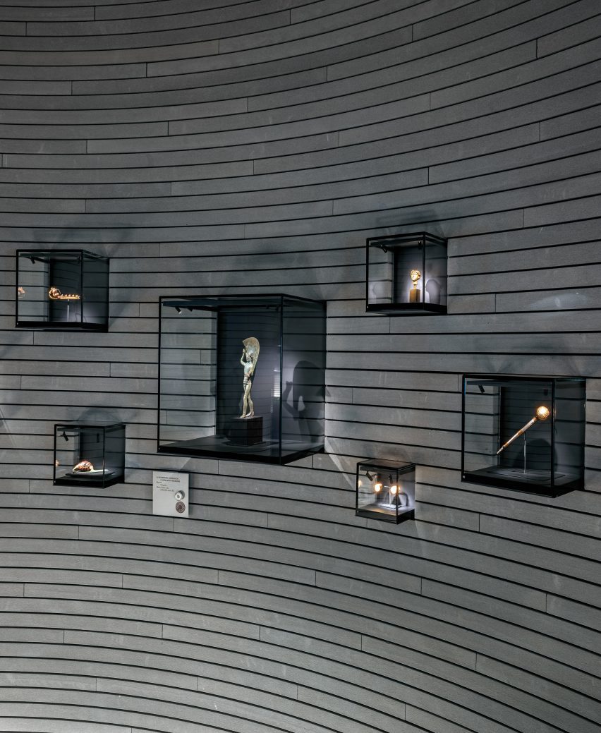 Interior of Fondazione Luigi Rovati Museum by Mario Cucinella Architects