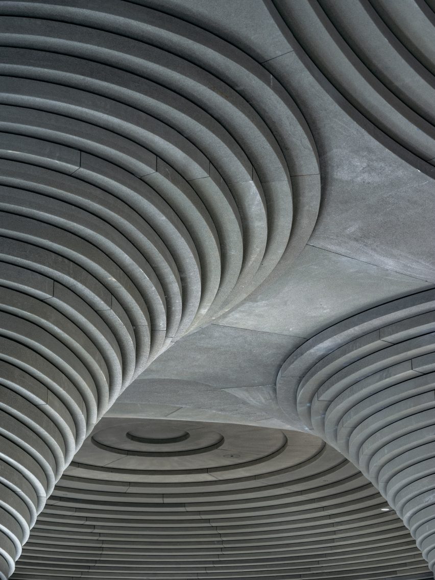 Interior of Fondazione Luigi Rovati Museum by Mario Cucinella Architects