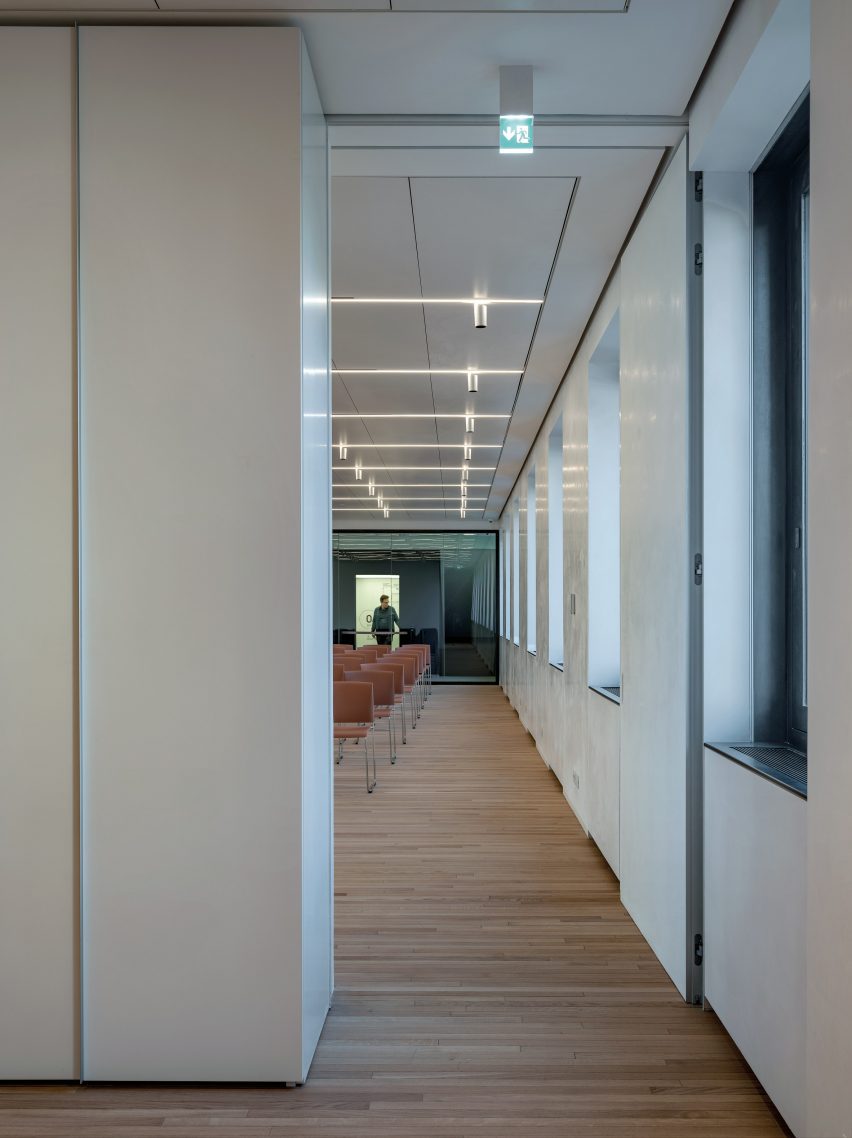 Interior of Fondazione Luigi Rovati Museum by Mario Cucinella Architects