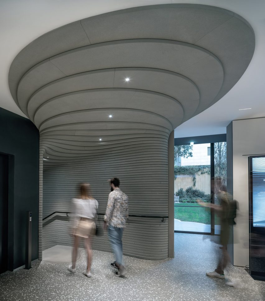 Interior of Fondazione Luigi Rovati Museum by Mario Cucinella Architects