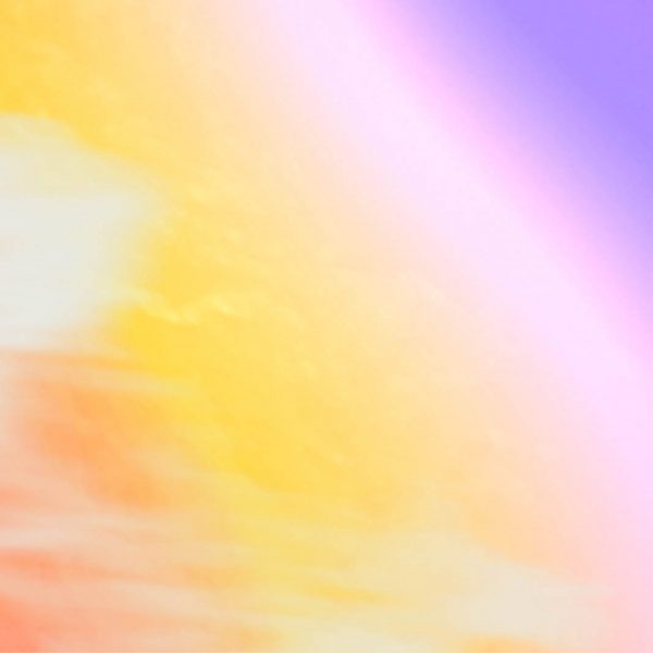 Shades of purple, yellow and red