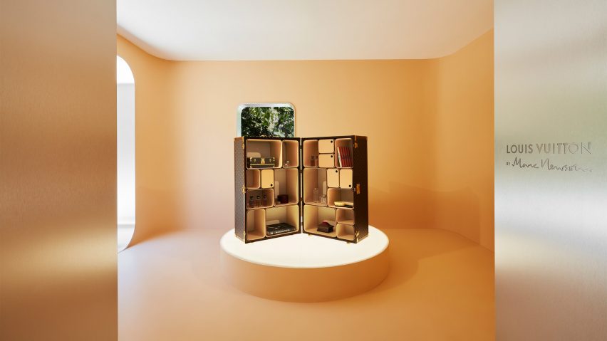 Louis Vuitton furniture on display at Milan design week 2023