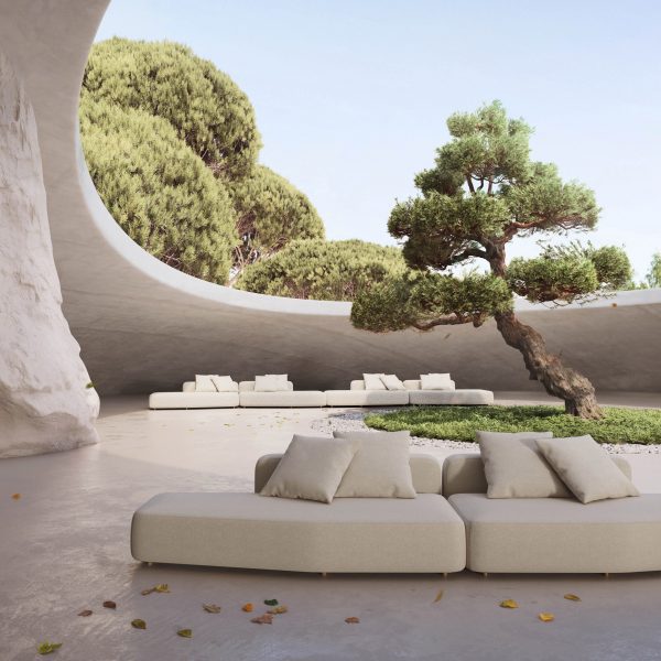 Mass outdoor furniture by Todd Bracher for Gandia Blasco
