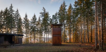 Dusk with shelter half tall