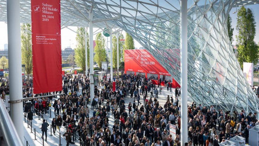 Photo of hall at Salone del Mobile