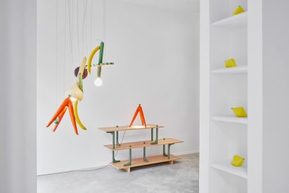 OMG-GMO furniture and lighting in the shape of fruit and vegetables by Robert Stadler
