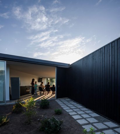 Living room opens on to enclosed garden