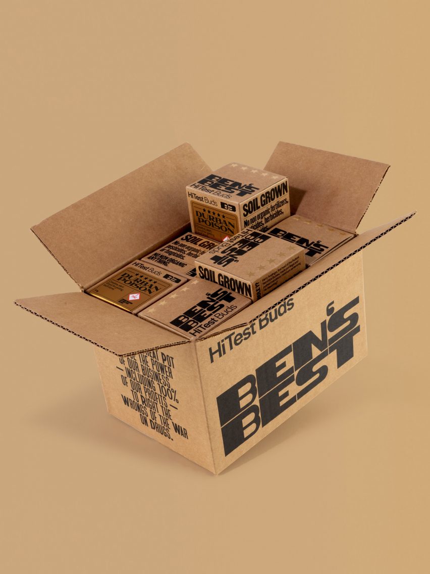 Pentagram design for Ben's Best Blnz