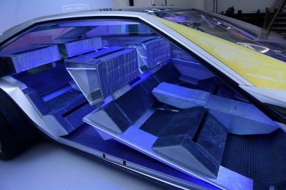 Interior of Peugeot Inception Concept