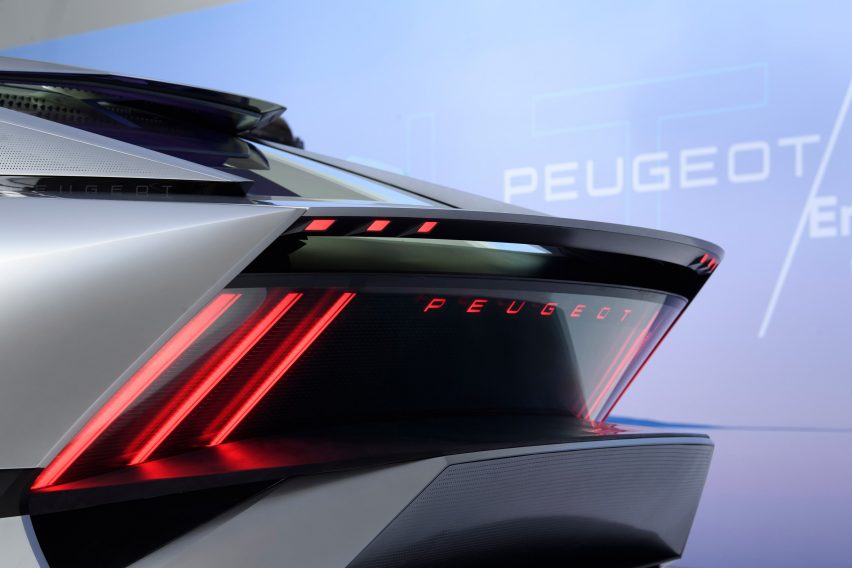 Peugeot Inception Concept rear taillights
