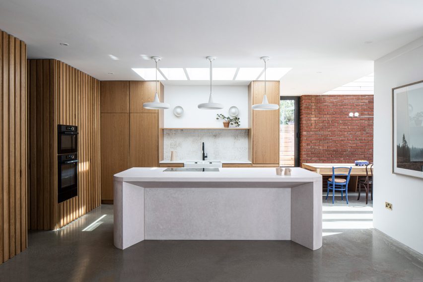 Interior of Pink House by Courtney McDonnell Studio