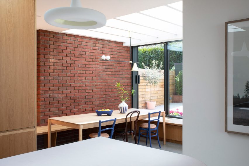 Interior of Pink House by Courtney McDonnell Studio
