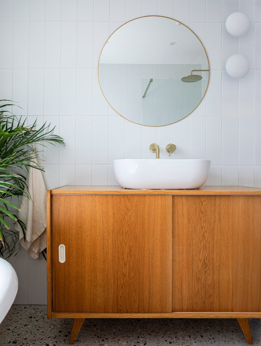 Interior of Pink House by Courtney McDonnell Studio
