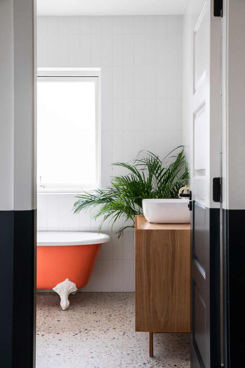 Interior of Pink House by Courtney McDonnell Studio