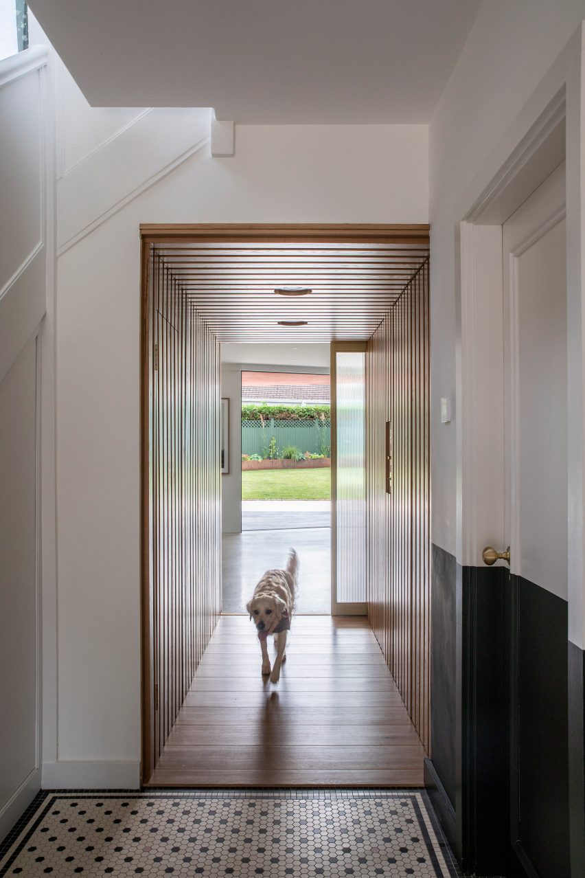 Interior of Pink House by Courtney McDonnell Studio