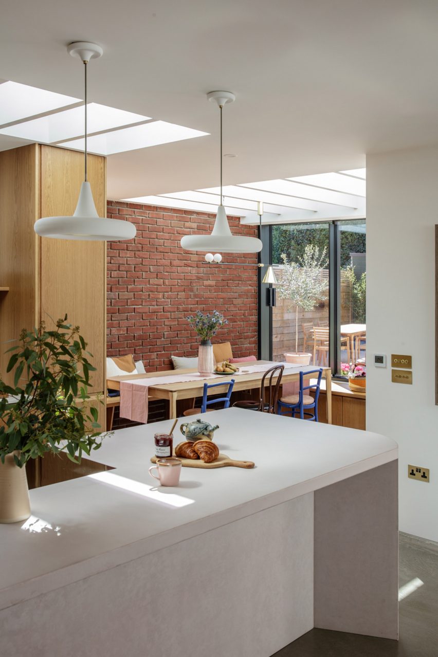 Interior of Pink House by Courtney McDonnell Studio