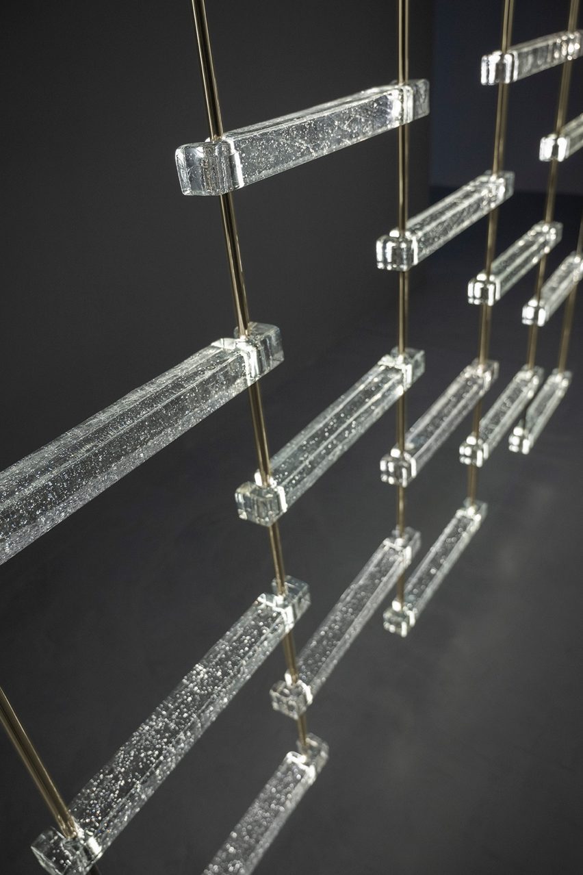 Detail view of Piola lighting by Italamp