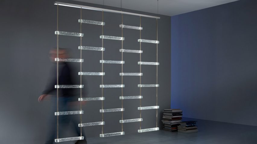 Suspended Piola lighting by Italamp