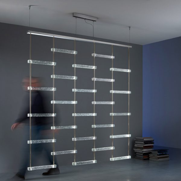 Suspended Piola lighting by Italamp